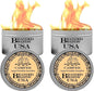 | Made in USA | Portable Mini Bonfire Campfire in a Can | Reusable & up to 5 Hours of Burn Time | Picnics Parties S'Mores Gifts Bushcraft Camping Survival Emergencies