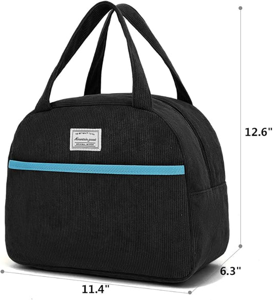 Lunch Bag Reusable Insulated Tote Lunch Bag for Women/Men Cooler Lunch Box Adult Water Resistant Work Picnic Beach or Travel