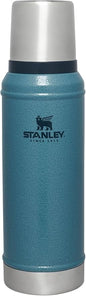 Stanley Classic Legendary Vacuum Bottle 1.0 qt | Wide Mouth with Leakproof Cup Lid | Keep Drinks Hot or Cold | Packable for Travel | Insulated Stainless Steel Thermos | BPA-Free | Hammertone Lake
