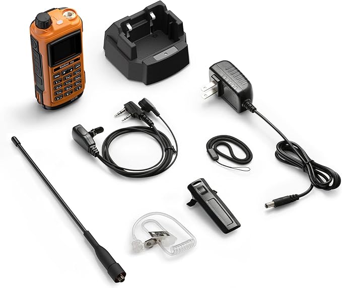 [Chirp & APP Programming] Radioddity GS-5B Dual Band Ham Radio Handheld, BT APP Programming Long Range Two Way Radio, Dual PTT, 2000mAh USB Rechargeable Battery & High Gain Antenna