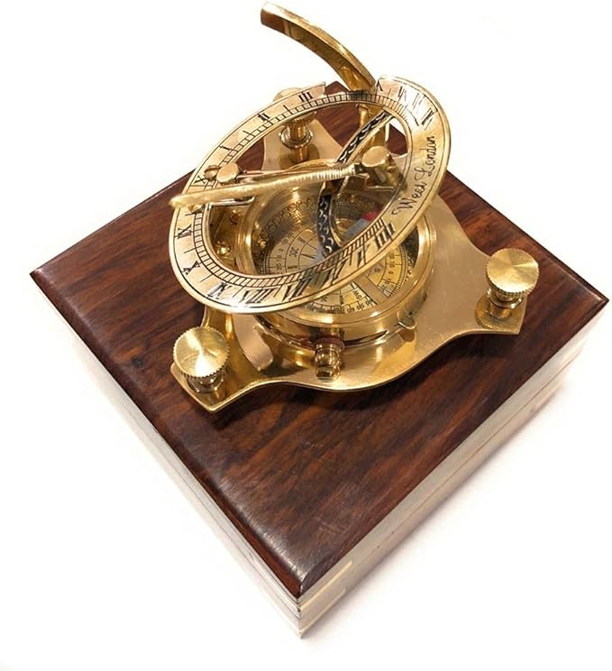 Sundial Compass Solid Brass Sun Dial