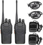 BAOFENG BF-888S Radio Handheld Two Way Radio UHF Portable Walkie Talkies for Adults, Hiking Biking Camping (2 Pack)