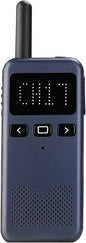 Retevis RB19P High Power Walkie Talkie for Adults, GMRS Long Range Two Way Radio, Mini, NOAA, USB-C, Emergency Alert, for Outdoor Hiking Skiing Navy Blue