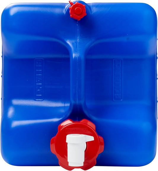 Reliance Products Aqua-Tainer 7 Gallon Rigid Water Container, Blue , 11.3 Inch x 11.0 Inch x 15.3 Inch