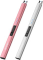 MEIRUBY 2 Pack Lighter Electric Candle Lighter Long Electronic Rechargeable USB Lighter Arc Windproof Flameless Lighters for Candle Camping BBQ Birthday Gifts for Women Mom Wife Men