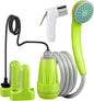KEDSUM Portable Shower, Portable Camp Shower Pump with Rechargeable Battery, Portable Shower for Camping, Portable Outdoor Shower Head for Camping, Hiking, Traveling(+ Handheld Sprayer)