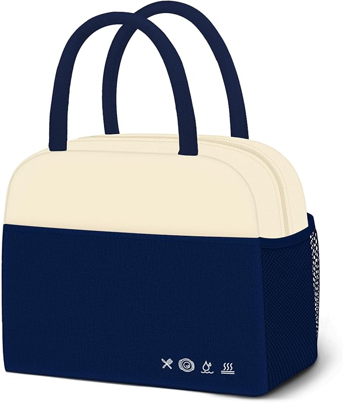 Lunch Bag Women, Lunch Box for Women Men Reusable Insulated Lunch Tote Bag, Handbags Case High Capacity for Travel Work Picnic