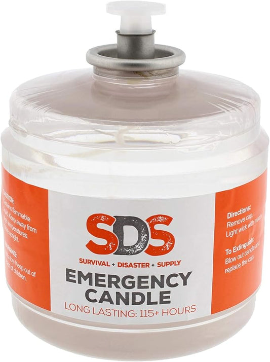 SDS Liquid Oil Candles Votive Candle Fuel Survival Candles Long Burning Candles for Emergency Candle 115 Hours