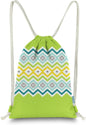 Drawstring Backpack Bohemia Style String Bag Canvas Beach Sport Daypack