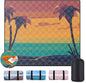 Picnic Blankets Waterproof Sandproof 60x80 Outdoor Portable Lightweight Extra Large Family Beach Blanket Camp Mat for Travel Foldable Outside Lawn Camping Essentials Mats for Grass