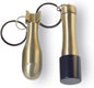 2Pcs Permanent Match Flint Match Keychain Flint Fire Starter Waterproof Emergency Survival Camping Keychain Lighter for Outdoor (No Oil Included)