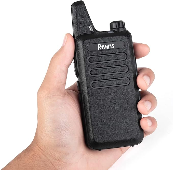 Walkie Talkies Rechargeable Long Range Two-Way Radios with Earpieces,2-Way Radios UHF Handheld Transceiver Walky Talky with Li-ion Battery and Charger（6 Pack）