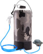 Portable Camping Shower Bag - 10L/2.2 Gallons 20/5 Gallons Solar Shower Water Bag with Foot Pump, Hose and Shower Head - Camp Shower for Camping, Beach, Travel, Outdoor Activities
