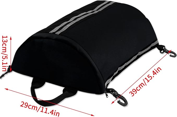 Youngy Waterproof Oxford Cloth Deck Pouch - Canoe Kayak Dry Bag With Snap Hooks For Surfing Water Sports