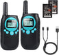 Rechargeable Walkie Talkies for Adults 5 Mile Long Range Boys Walkie-talkies 2 Pack 22CH 0.5W License Free FRS Two Way Radio with Flashlight Easy to Use for Family Camping Trip