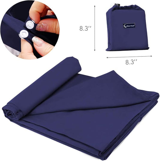 Sleeping Bag Liner Travel Camping Sheet, Lightweight Portable Sleeping Sheets for Outdoor Travel Backpacking Hiking Picnics Hotels