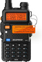 BAOFENG Ham Radio Handheld Tri-Band 5RX Upgraded of UV-5R Long Range Walkie Talkies for Adults Portable Two Way Radio for Camping, Hiking, Trip, Frequency Copy, AirBand, Chirp Compatible