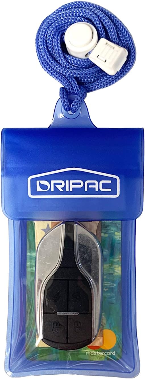 DRIPAC Waterproof Car Key FOB Case Waterproof Wallet Waterproof Holder Pouch For Key ID Badge Credit Card Money（Purple）