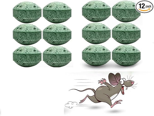 Mice Rodent Repellent, 12Pcs Peppermint Oil Moth Balls