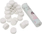 yueton 30 Pieces Disposable Compressed Cotton Washcloth Magic Portable Camping Wipes Towels Tablets 8x8-3/4Inch with Tube Carrying Case