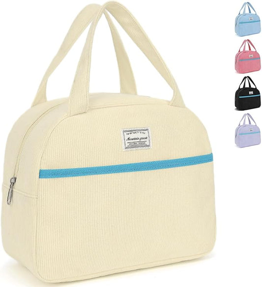 Lunch Bag Reusable Insulated Tote Lunch Bag for Women/Men Cooler Lunch Box Adult Water Resistant Work Picnic Beach or Travel