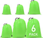 iMucci Upgrade Waterproof Drawstring Bag Sack Nylon Bag Ditty Bag for Gym Traveling, Hiking, Yoga, Shopping