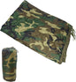 Military Woobie Blanket Thermal Insulated Poncho Liner Camping with Drawstring Carry Bag Waterproof for Outdoor Hiking