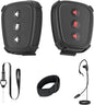 Came-TV Action Communicator 2-Pack Dect Full Duplex Wireless Intercom System with Pre-paired Hands-Free 3.5mm Audio Port for Referee Communication,Film Production,Camping or Boating