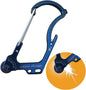 Firebiner 6-in-1 Fire-Starting Carabiner EDC Emergency Multitool -Keychain,Utility Blade,Bottle Opener,& More