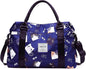 Travel Duffle Bag Weekender Overnight Bag Gym Tote with Dry and Wet Separated Pocket for Women Girls Shoulder Workout Duffel Bag Water Resistant (lovely cats)