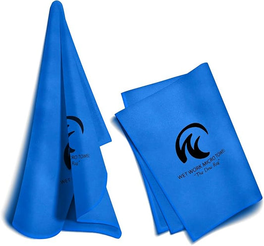 Microfiber Towel 60” by 36” for Camping, Yoga, Gym, Travel - Highly Absorbent Cleaning Cloth, Quick Drying Lightweight Material - Lint Free, Scratch Free Towels Washable and Reusable