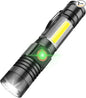 LED Tactical Flashlight, Magnetic Flashlight, 2000 Lumens Super Bright Flash Light with COB Work Light, Waterproof, 4 Modes, Pocket LED Flashlights for Outdoor Camping Emergency
