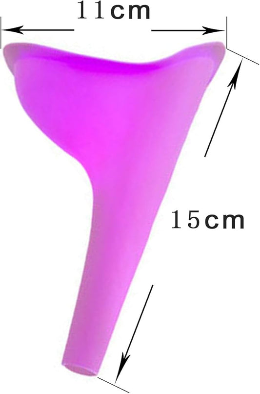 Female Urination Device Travel Camping Outdoor Standing Pee Reusable Urinal Women Funnel Portable Urine Urinary 4 PCS
