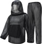 Mosquito Net Suit Camo Hunting Mesh Suit Bug Net Clothing with Hood Outdoor Protection No-See-Ums Garden Camping