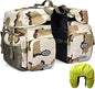 ZTZ 50L Panniers Bike Bags, Waterproof Bike Panniers Made of High-Density 600D Polyester for Durable Use, Bike Saddle Bag come with Reflective Trim and Rain Cover, Easy Organize