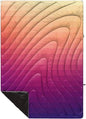 Rumpl Original Puffy Blanket - Warm Puffy Camping Blanket, 100% Recycled Polyester Insulation, Lightweight, Packable, Water-Resistant, Outdoor Puffer Blanket, 52"x75", Dawn Pixel Fade