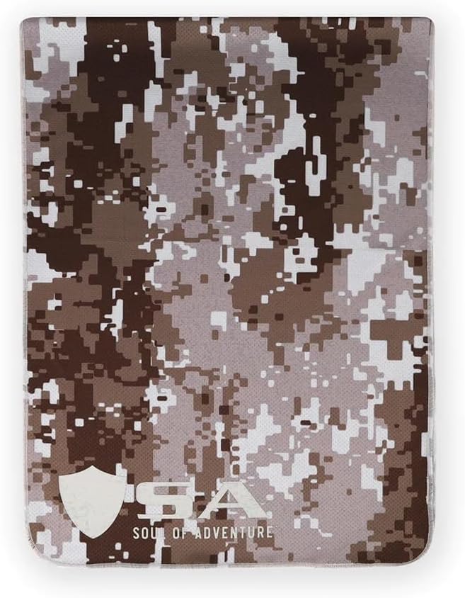S A Cooling Performance Towel | Wet or Dry Cooling Towel for Outdoor Activities | Desert Digi Camo
