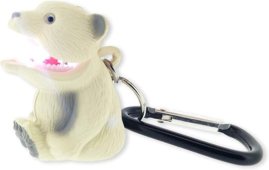 Big Discoveries WildLight Animal Carabiner Flashlight - Fun Mini Keychain Flash Lights for Kids, Nurses, Camping