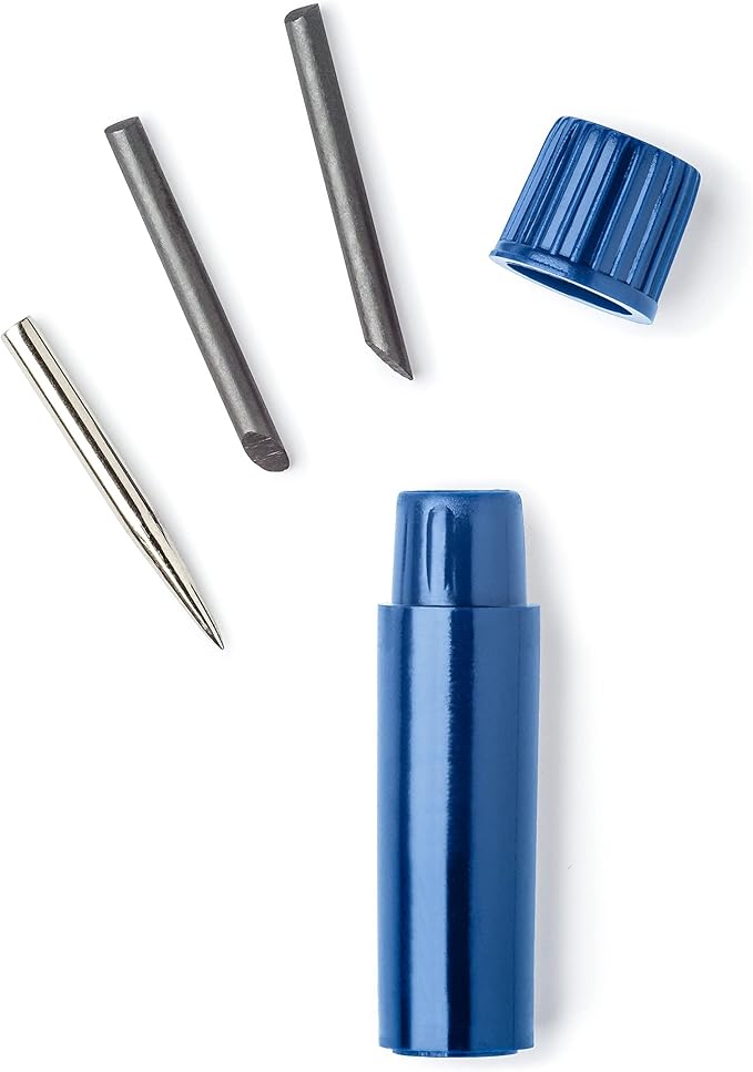 STAEDTLER Comfort Metal Quick Setting 6" Compass 2 Piece Set: Universal Adapter, Push-Button Mechanism & Extra Leads - Draws Circles up to 350mm
