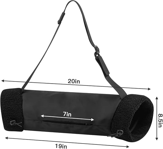 Xxerciz Football Hand Warmer Pouch, Hand Warming Pouch Durable Nylon Belt Hand Muff Warmer with Adjustable Strap and Zipper Pocket, Perfect for Camping Football Hiking Hunting