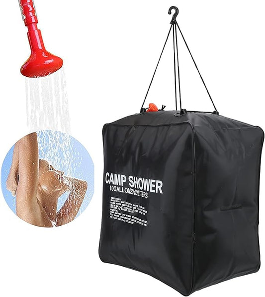 40L Water Bag Solar Heated, Solar Heating 40L Solar Shower Bag for Camping for Outdoor