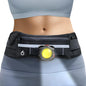 Minsk Running Lights, 1000Lumens Wearable Light Clip on Waist Belt, Super Bright COB Light with Adjustable Large Fanny Packet for Running, Walking, Hiking at Night(Waistlight)
