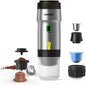 Portable Espresso Maker,3-in-1Portable Coffee Maker,20 Bar Mini Espresso Machine,Self-Heating Travel Coffee Maker Compatible with NS, DG Pods & Ground Coffee, for Camping Hiking,Office,RV