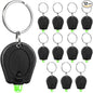 12 Pack Ultra Bright Green Light Keychain Flashlight, Mini Green LED Keychain Flashlight, Green Keychain Flashlight for Night Observation