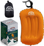 Gear Doctors Camping Pillow, Inflatable Pillow, Camp Pillow, Backpacking Pillow, Inflatable Pillow for Camping, Blow Up Pillow (Orange)