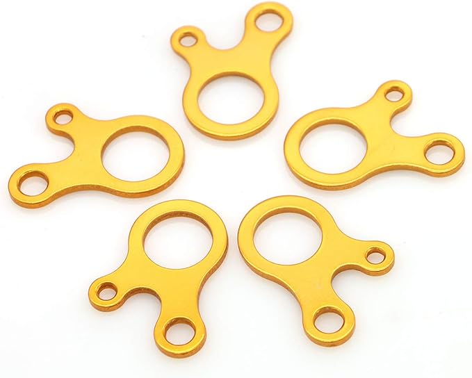 onewind Aluminum Alloy Guyline Cord Adjuster Tent Tensioners Rope Adjuster for Tent Hiking Camping 10Pack