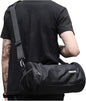Small Sports Gym Bag Workout Lightweight Duffel Bags for Men and Women Black X-Small