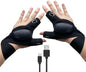 LED Flashlight Gloves with USB Cable,Gifts for Men Husband Dad Him Fathers Day Cool Gadgets Gifts for Mens Birthday Fishing Camping Repairing Accessories