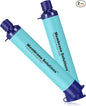 Membrane Solutions Straw Water Filter S1, NSF/ANSI 42&372&401 certificated, Survival Filtration Portable Gear, Emergency Preparedness, Supply for Drinking Hiking Camping Team Family Outing