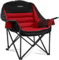 Oversized Camping Chair, Portable Folding Camping Chairs with Side Pocket, Cup Holder and Carry Bag, Heavy Duty Outdoor Camping Chairs for Adults, Fishing, Sports, Trip, up to 400lbs, Style 5